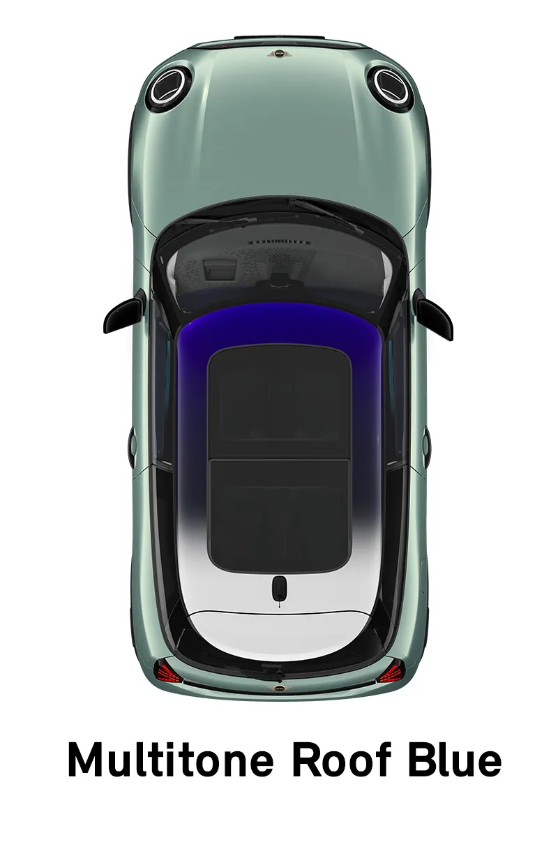 MINI mėlynas Multitone stogas