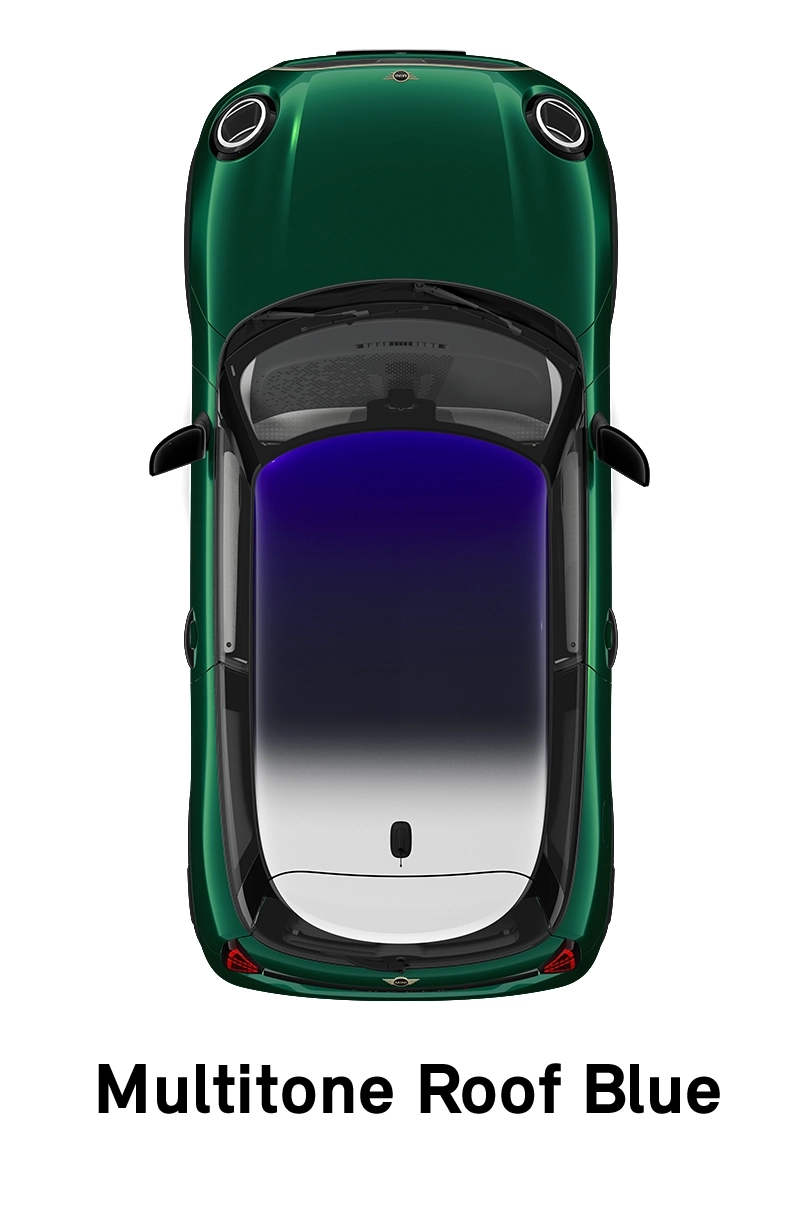 MINI Multitone mėlynas stogas