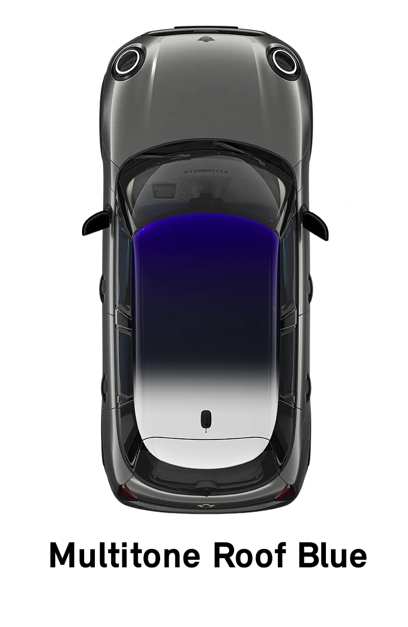 MINI mėlynas Multitone stogas