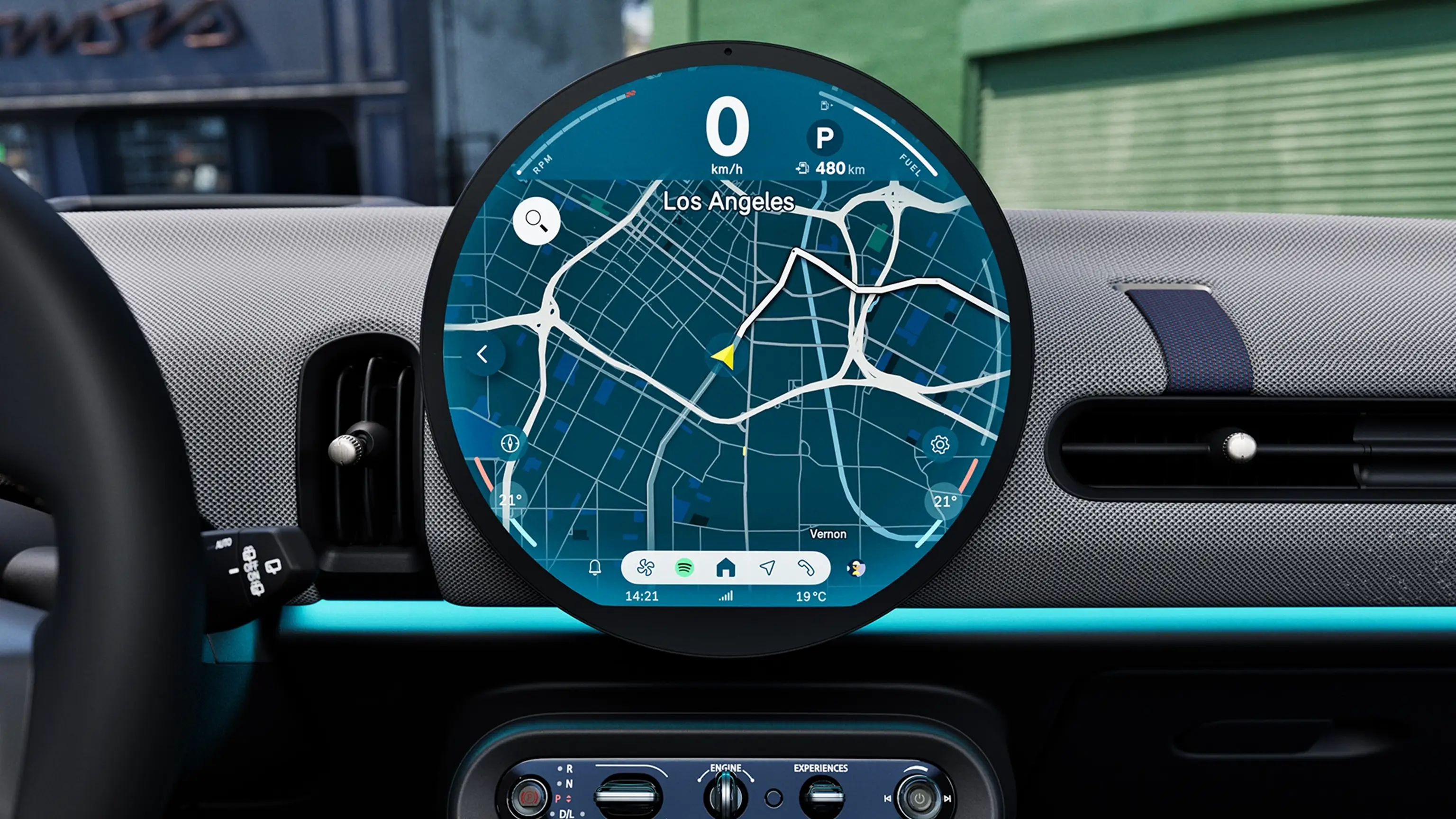 MINI Cooper kabrioletas - skaitmeninė patirtis - navigacija