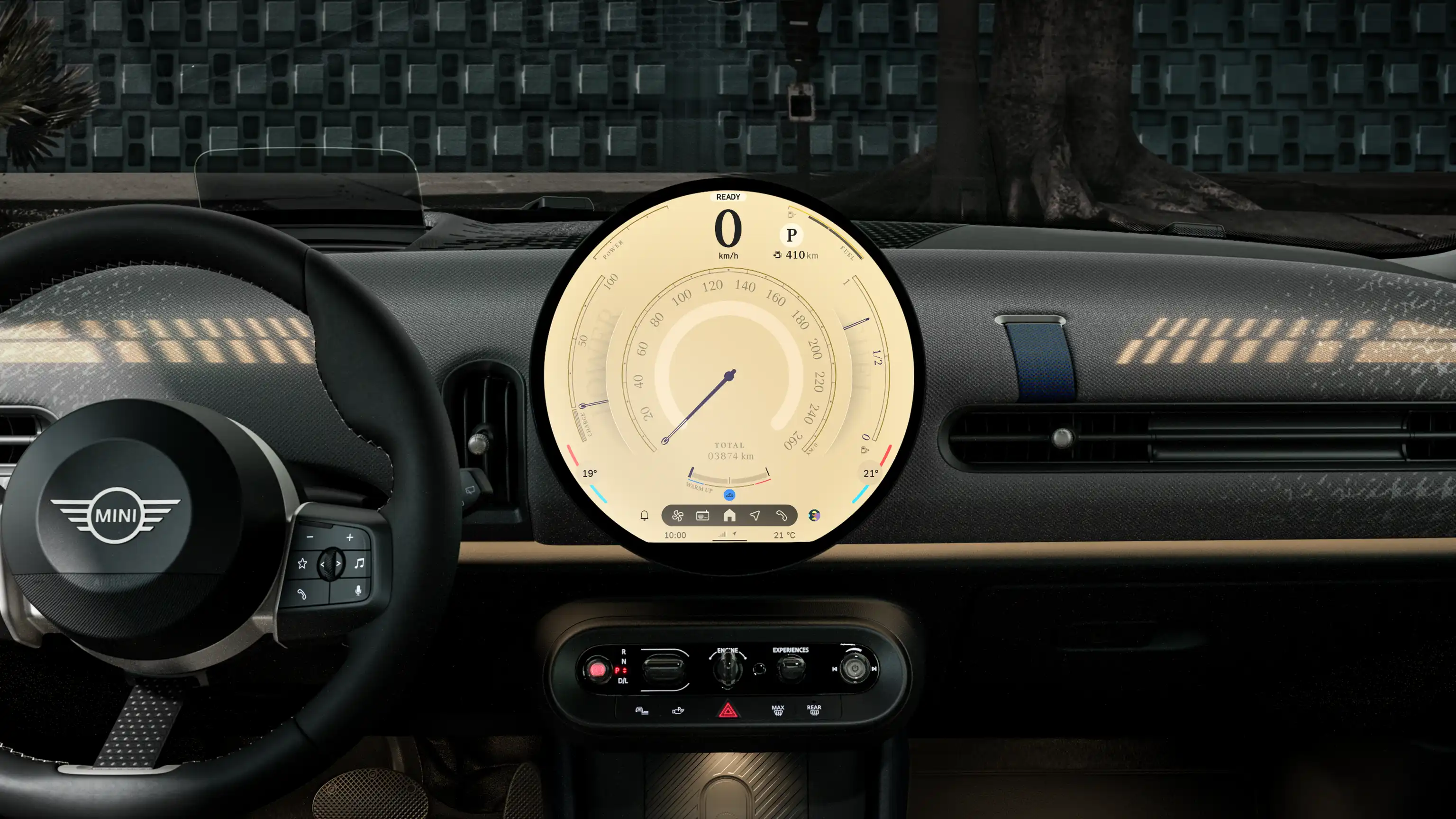 MINI Cooper kabrioletas - skaitmeninė patirtis- timeless režimas