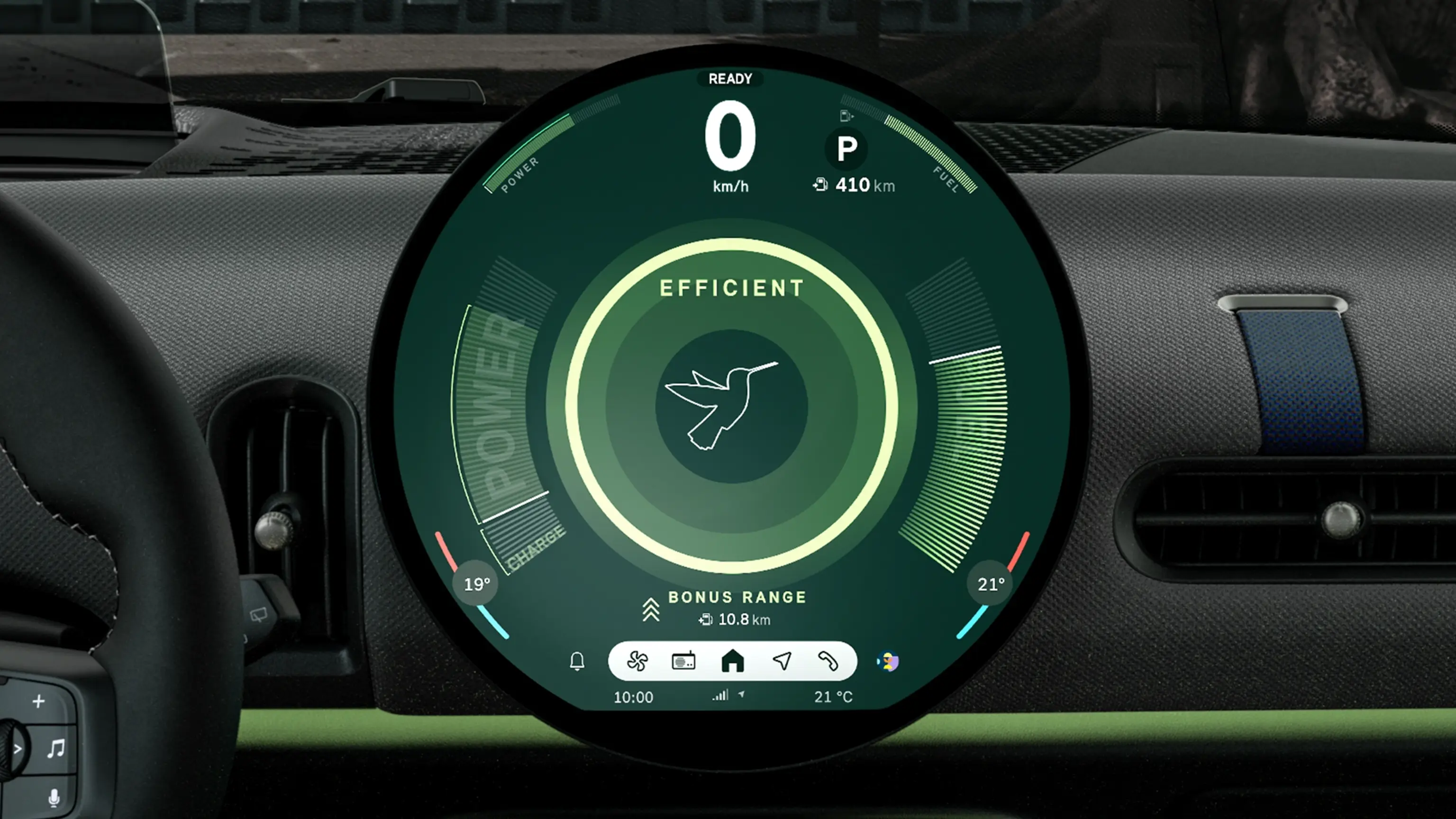 MINI Cooper kabrioletas – vairavimo patirtis - režimų galerija - green režimas