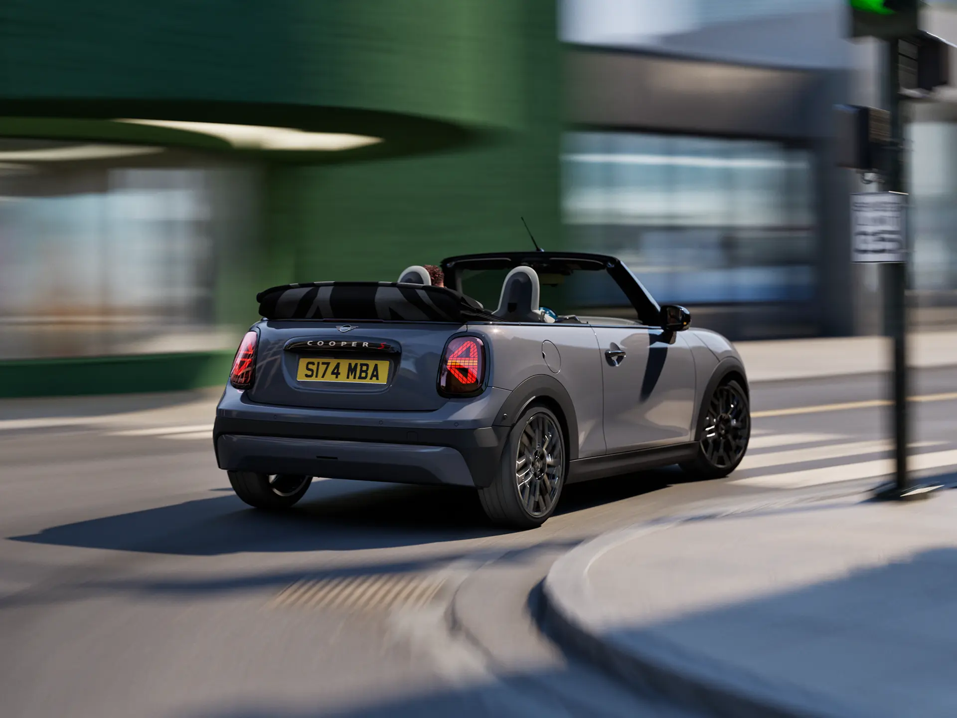 MINI Cooper kabrioletas - vairavimo patirtis - aplinkos stebėjimas