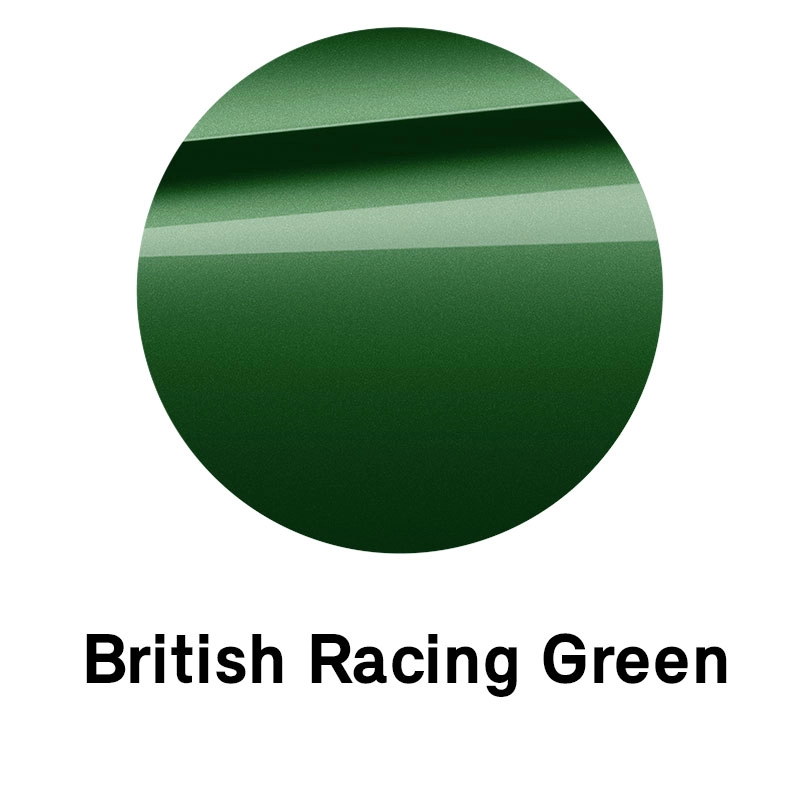 MINI kėbulo spalva: British Racing Green žalia