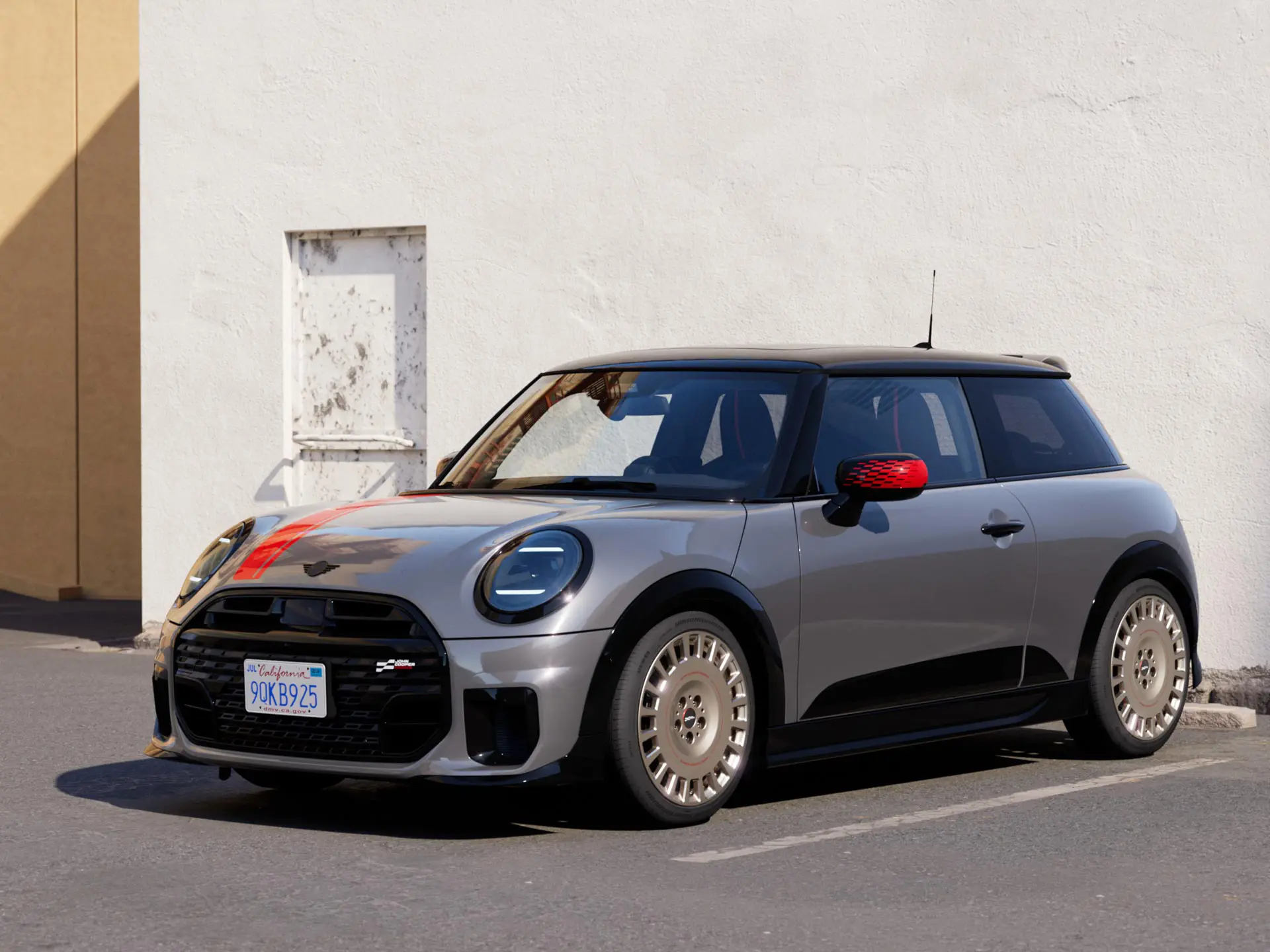 MINI Cooper vaizdas iš šono
