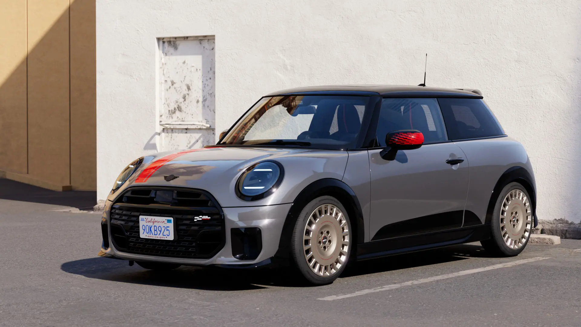 MINI Cooper vaizdas iš šono