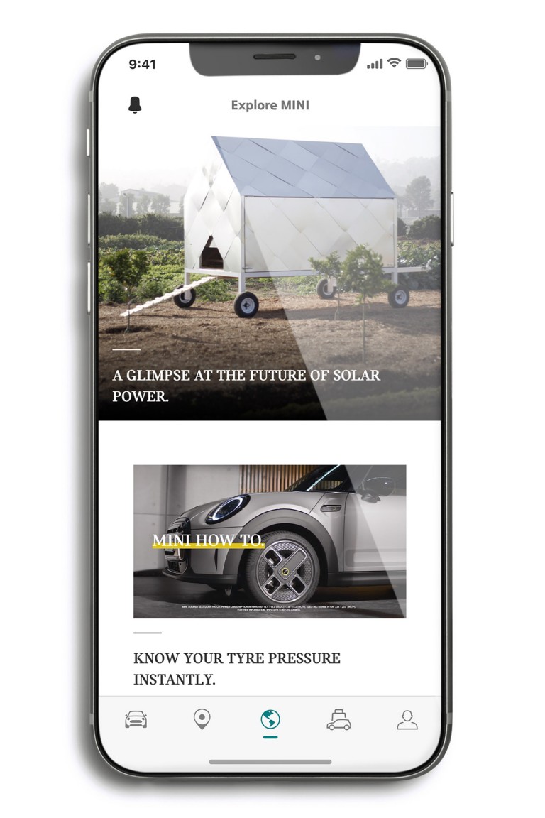 mini connected – mini programėlė – atraskite mini