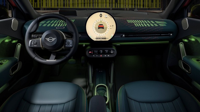 Visiškai elektrinis MINI Aceman – interjeras – įžanga