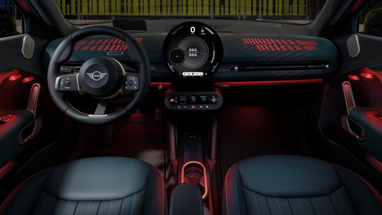 Visiškai elektrinis MINI Aceman - interjeras- vairavimo režimų nuotraukų galerija - aplinkos apšvietimas