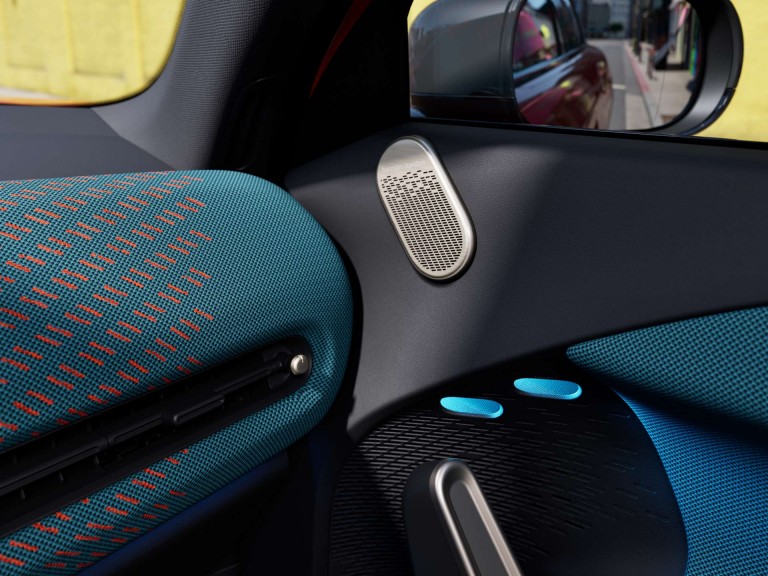 Visiškai elektrinis MINI Aceman - tvarumas - perdirbti audiniai