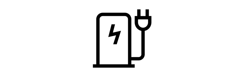 MINI visiškai elektrinis Countryman - įkrovimas - baterijos piktograma