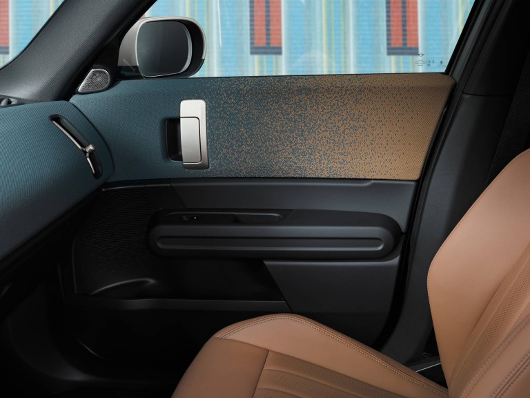 MINI visiškai elektrinis Countryman - interjeras - medžiagos