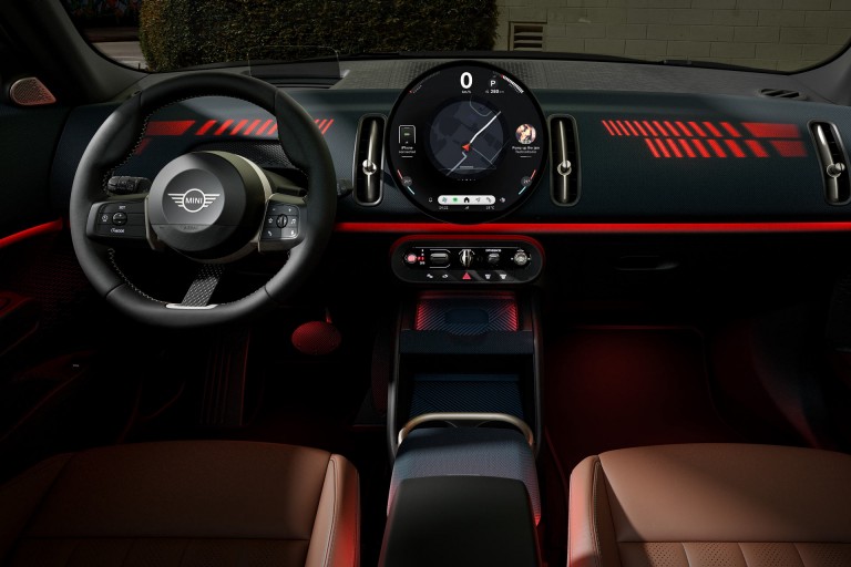 MINI visiškai elektrinis Countryman - interjeras - prietaisų skydelis