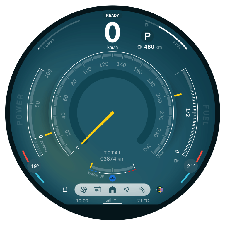 MINI Cooper 5-duris - interjeras - OLED ekranas