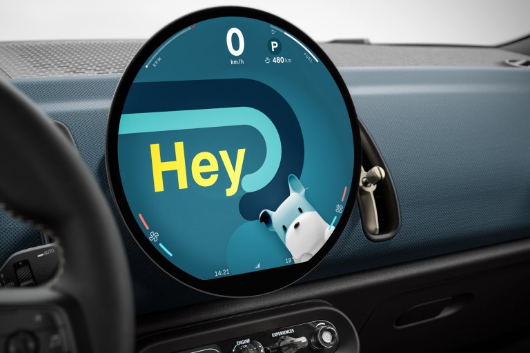 MINI Countryman - interjeras - oled ekranas