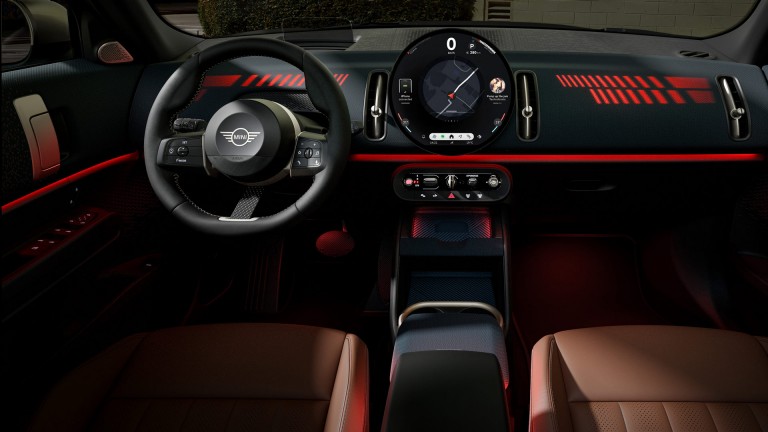 MINI Countryman - interjeras - prietaisų skydelis